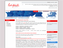 Tablet Screenshot of lingua-office.de